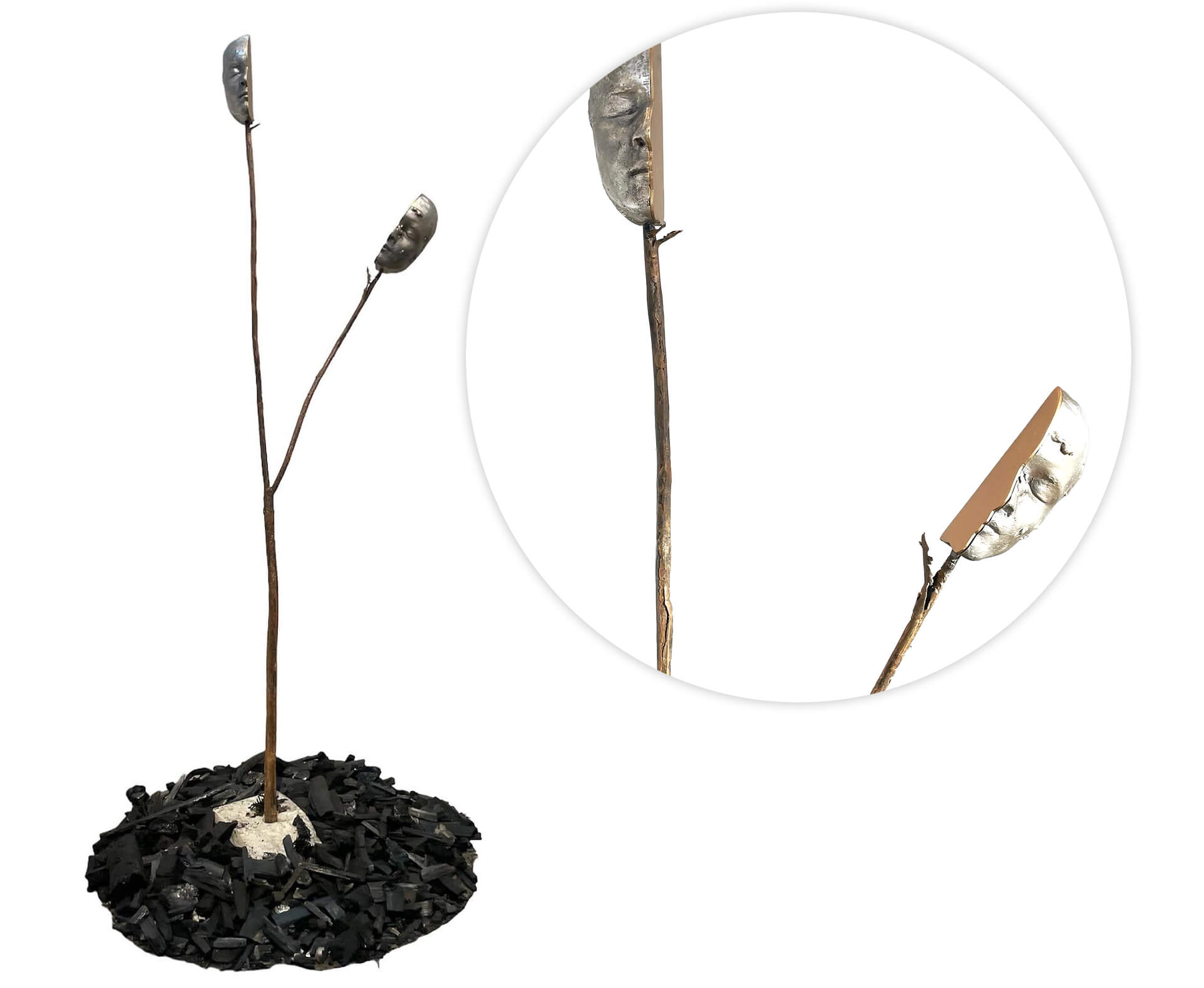 Growing Apart - Conceptual Metal Art by Emi Candido